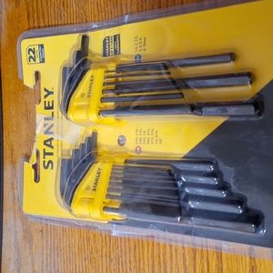 Allen Wrench Keys Set Stanley Brand 22 keys